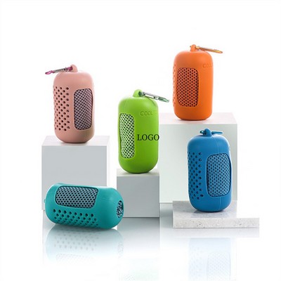 Cooling Towel with Silicone Case